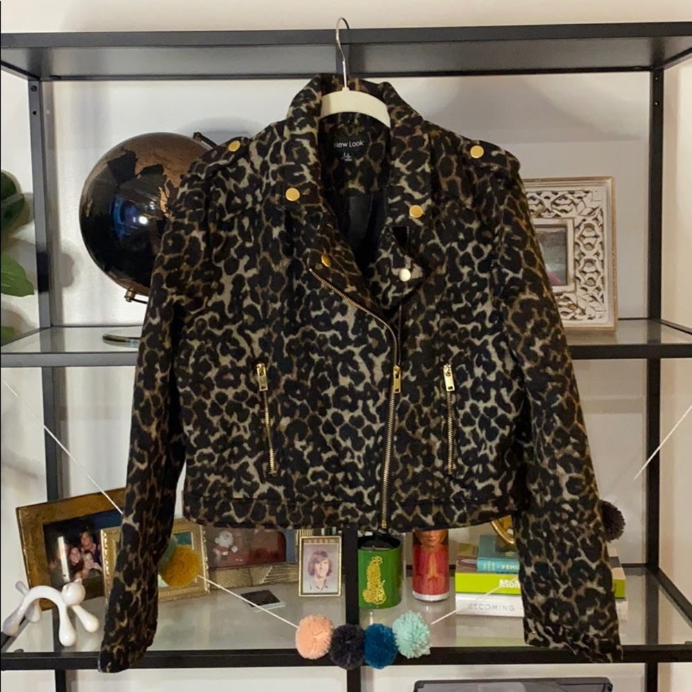 Leopard Moto Jacket